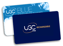 Carte UGC Blue / Carte UGC Pro Rechargeable